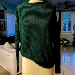 American Apparel metallic sweater